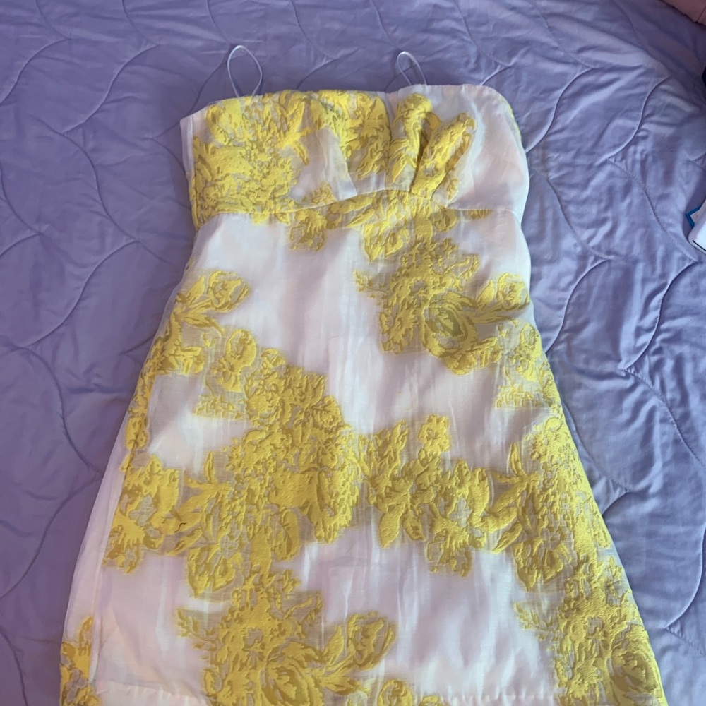 Free people strapless dress